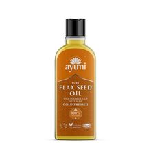 Foto van Ayumi Pure flax seed oil cold pressed