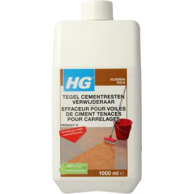 HG Tegel cementresten verwijderaar HG Tegel cementresten verwijderaar 1000 Milliliter - Reinigingsmiddel