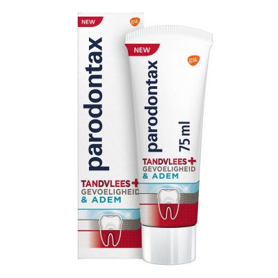 Parodontax Tandpasta tandvlees + gevoeligheid & adem 75 milliliter - Tandpasta