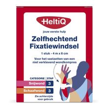 Heltiq Zelfhechtend windsel 4 m x 6 cm Foto van Heltiq Zelfhechtend windsel 4 m x 6 cm