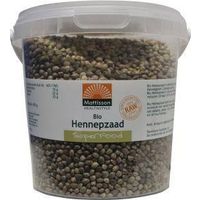 Bio hennepzaad ongepeld raw