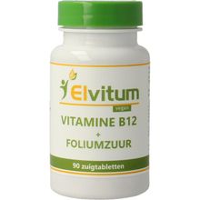 Foto van Elvitaal Vitamine B12 1000mcg + foliumzuur