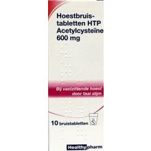 Foto van Healthypharm Acetylcysteine 600 mg
