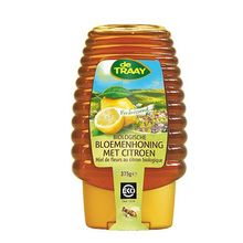 Foto van Traay Bloemenhoning met citroen knijpfles bio