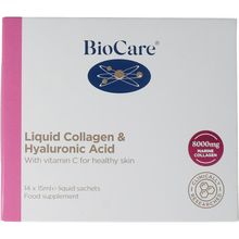 Foto van Biocare Collageen & hyaluron vloeibaar 14 x 15ml