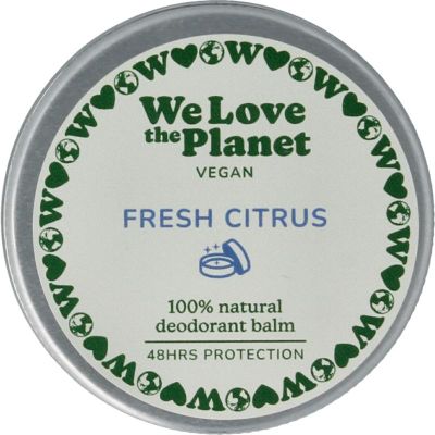 We Love Deodorant balm fresh citrus vegan 35 gram - Deodorant