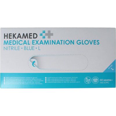 Heka Handschoenen soft nitrile L 100 stuks - Huishoudhandschoenen