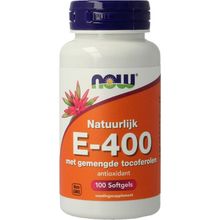 Foto van NOW Vitamine E-400 gemengde tocoferolen