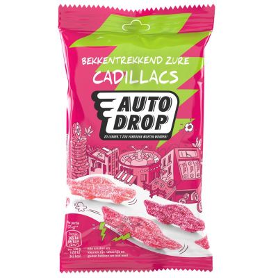 Snackpack zure cadillacs 85 gram - Snoep en chocola