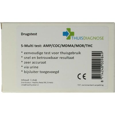 Thuis-Diagnose Drugtest urine 5 soorten drugs