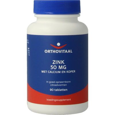 Orthovitaal Zink 50mg 90 tabletten - Mineralen enkel