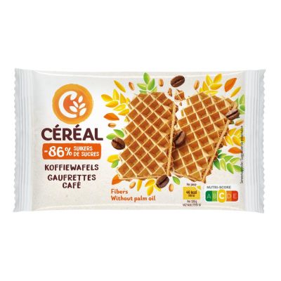 Foto van Cereal Koffiewafels minder suiker maltitol