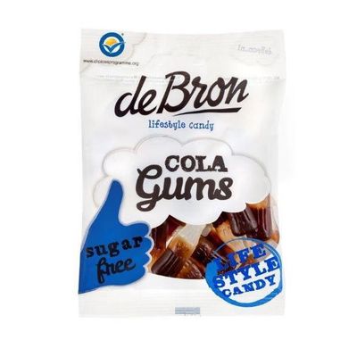 Cola gums suikervrij 100 gram - Snoepgoed suikervrij
