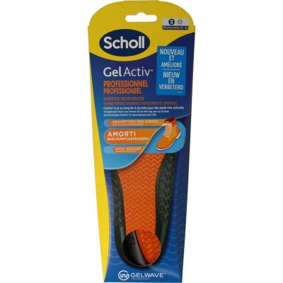 Scholl Gelactive inlegzool work/boot 35.5-40 1 paar - Voetverzorging