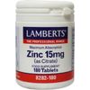 Afbeelding van Lamberts Zink citraat 15 mg