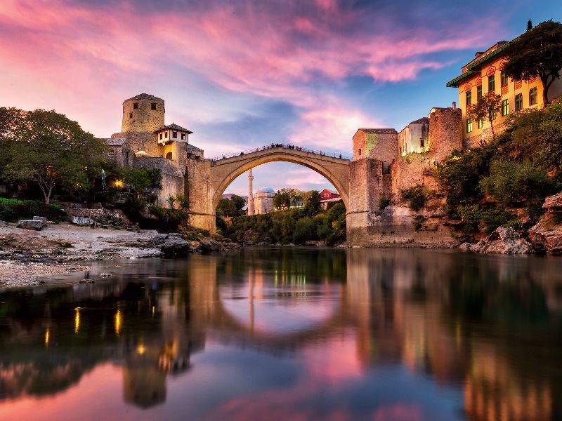Day trips to Mostar. 