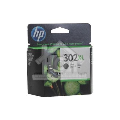 HP Hewlett-Packard Inktcartridge No. 302XL Black Deskjet 1110, 2130, 3630 HP-F6U68AE