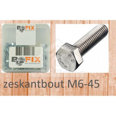 Bofix 217645 Zeskantbout M6-45 p/25
