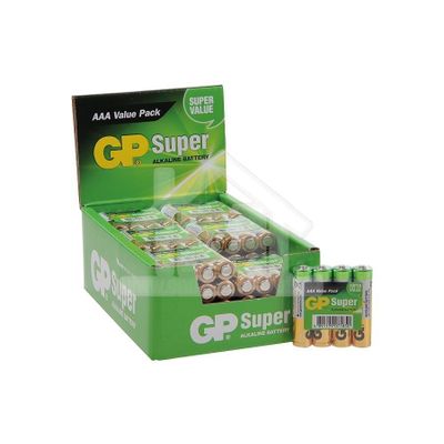 GP Display Super Alkaline AAA Promo box 03024AS4DISPLAYAAA