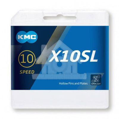 KMC ketting X10SL silver 114s