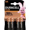 Afbeelding van Duracell batterij PLUS AA 1,5V. 4st.