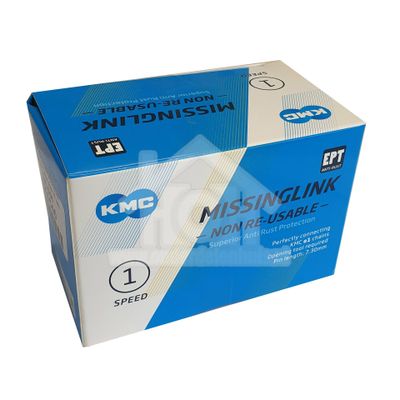 KMC sluitschakel MissingLink e1NR EPT zilver single v(40)