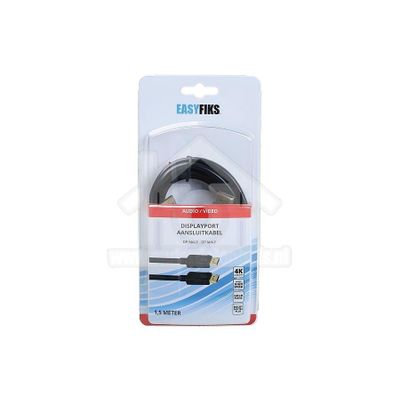 Easyfiks Displayport Kabel Display port kabel Male - Male 1.5 Meter