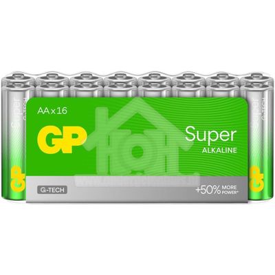 GP Alkaline batterij AA 16 stuks