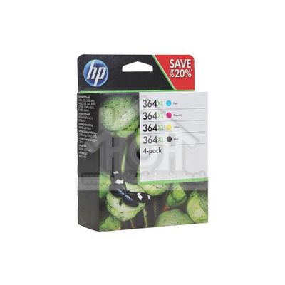 HP Hewlett-Packard Inktcartridge No. 364 XL 4-pack 4 kleuren, BK/C/M/Y 2509175