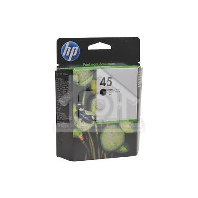HP Hewlett-Packard Inktcartridge No. 45 Black Deskjet 800 series HP-51645A