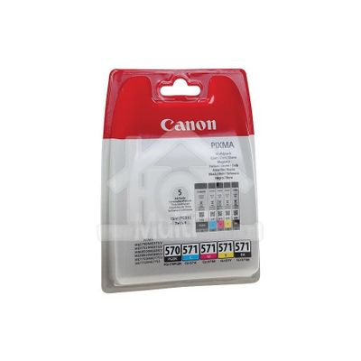 Canon Inktcartridge PGI 570 PGBK CLI 571 C/M/Y/BK Multipack CANBP571P