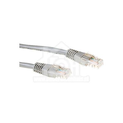 Universeel UTP/Netwerk kabel UTP CAT5E Netwerkkabel, RJ45 Male - RJ45 Male 5,0 Meter, Grijs IM6005