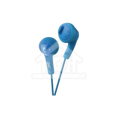 JVC Hoofdtelefoon Gumy, In Ear met krachtig geluid Blauw met 1 meter snoer HAF160AEP