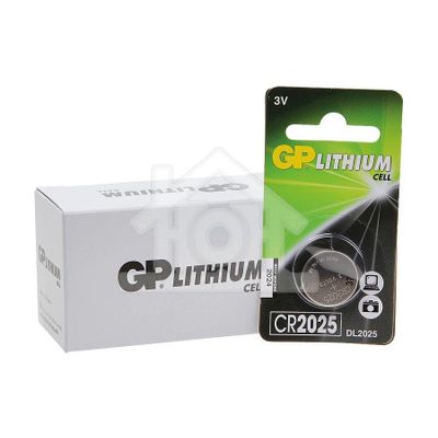 GP Batterij Knoopcel CR2025 3V DL2025 Lithium 0602025C1