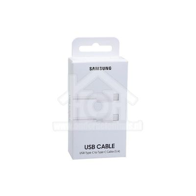 Samsung USB-C Kabel USB-C naar USB-C Kabel 45W, 1 meter, Wit SAM-10323-PK