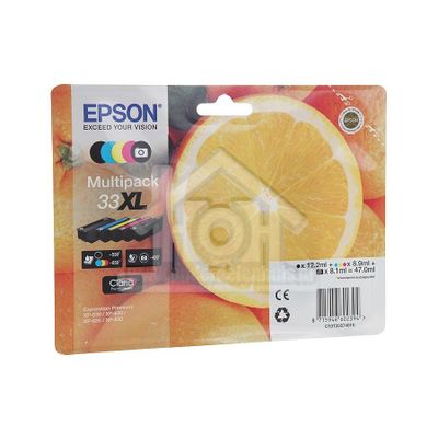 Epson Inktcartridge 33XL Multipack BK/C/M/Y/PB XP530, XP630, XP635, XP830 2890562