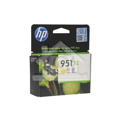 HP Hewlett-Packard Inktcartridge No. 951 XL Yellow Officejet Pro 8100, 8600 CN048AE