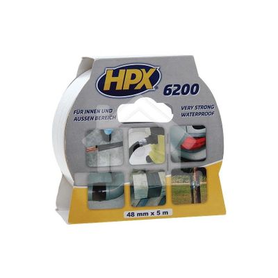 HPX Tape Pantsertape Wit Duct Tape, 48mm x 5 meter CW5005