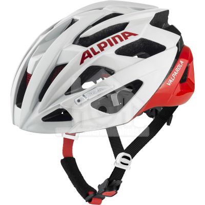 Alpina helm Valparola white-red 58-63cm