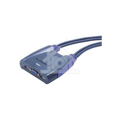 Aten 4-poorts USB VGA-/audiokabel KVM-switch (0,9 m, 1,2 m) CS64US-AT