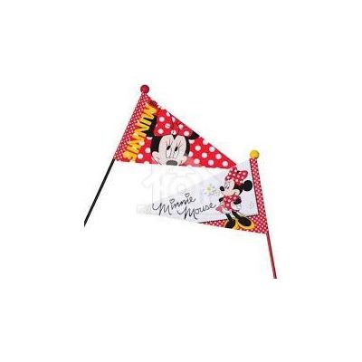 Widek fietsvlag Minnie Mouse deelbaar rood