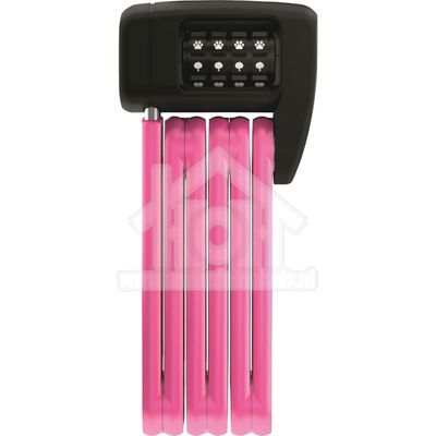 Abus vouwslot Bordo Combo Lite Mini 6055C/60 pink Symbols