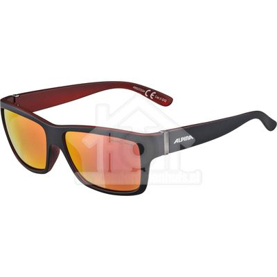 Alpina bril KACEY black-red/matt red mir.Cat.3