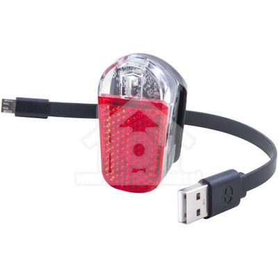 Spanninga achterlicht Pyro Flash USB oplaadbaar