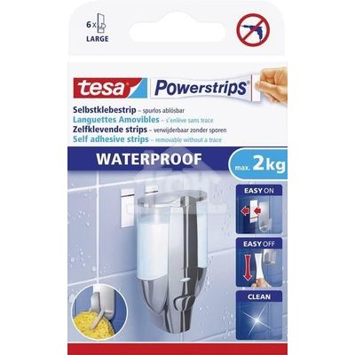 Tesa powerstrips waterproof 6 stuks