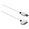 Afbeelding van König Data en Oplaadkabel Apple Dock 30-Pins - USB A Male 2.00 m Wit KNM39100W20
