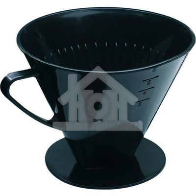 Koffiefilter houder 1-4 zwart
