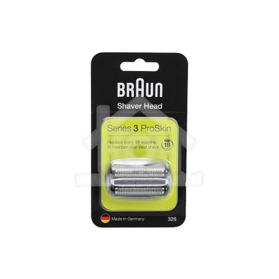 Braun Scheerblad Series 3 32S silver Cassette series 3 81483732
