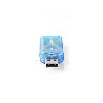 Nedis Geluidskaart | 5.1 | USB 2.0 | Microfoonaansluiting: 1x 3.5 mm | Headset-aansluiting: 3.5 mm