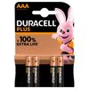 Afbeelding van Duracell batterij PLUS AAA 1,5V. 4st. 